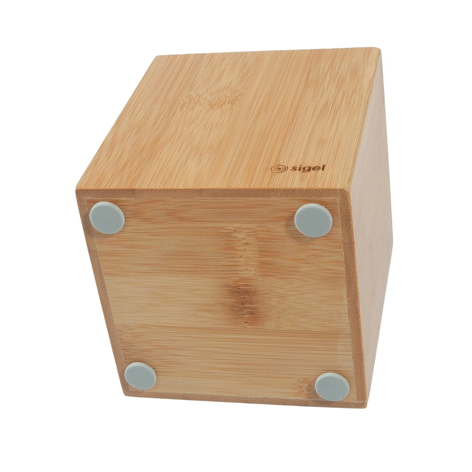 SA204 Stifteköcher Stiftebox, Bambus - Bild 4 von 4