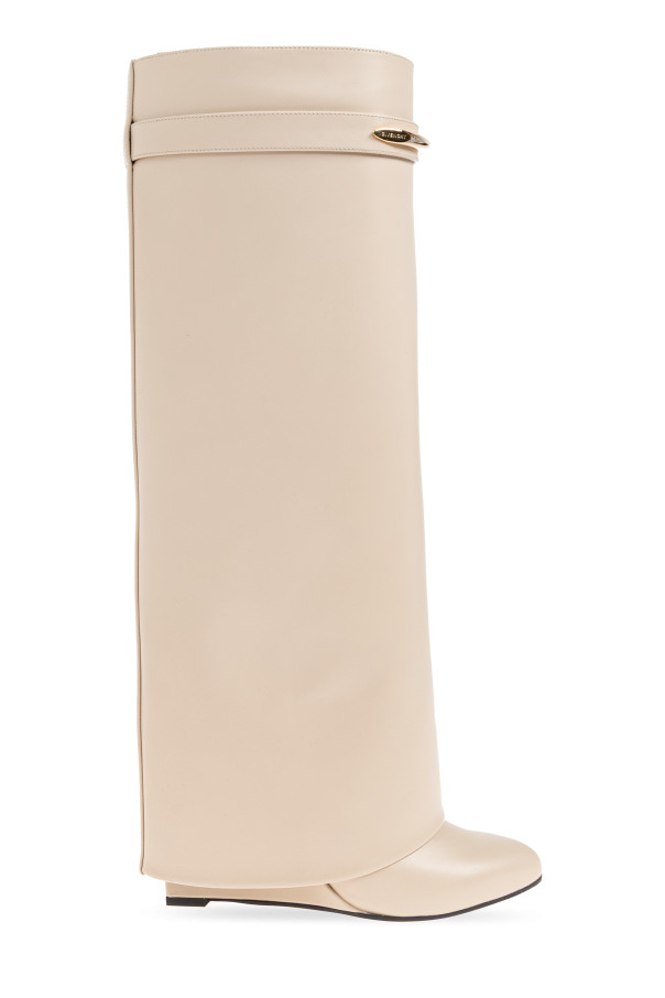 Givenchy - Women - Wedge Heel Boots Shark - Beige 492990₽