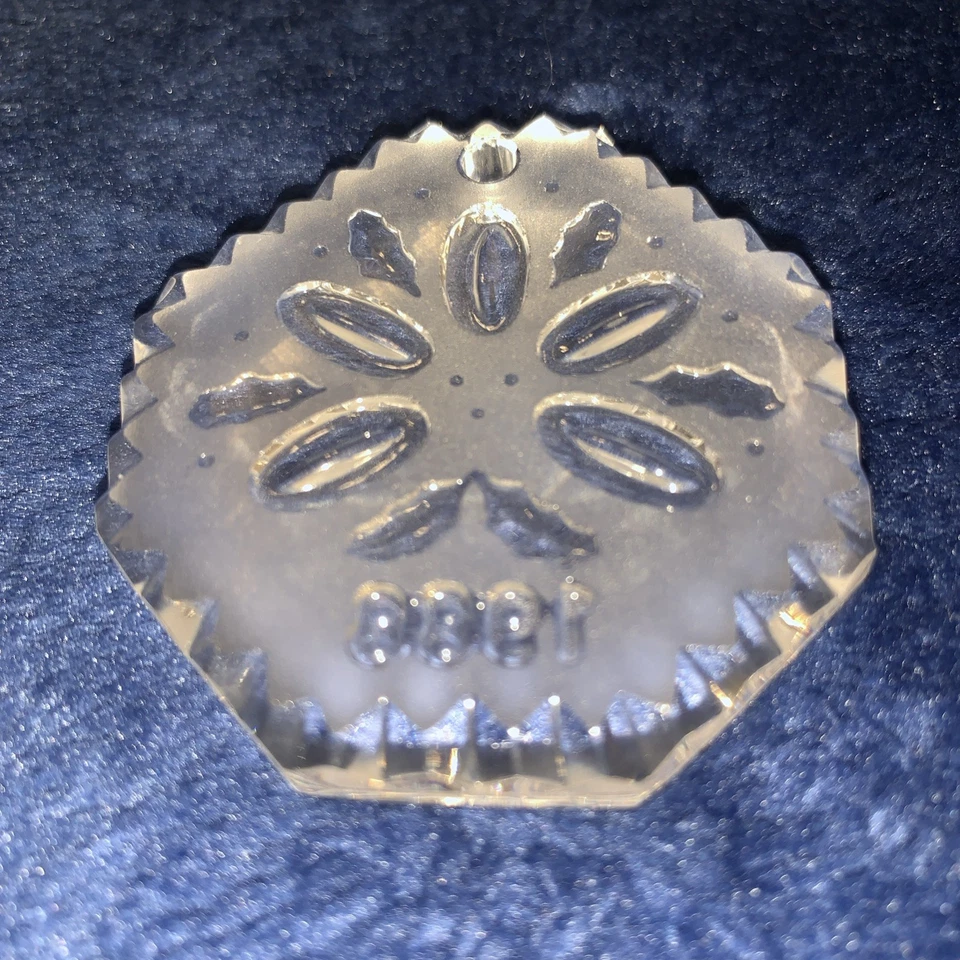 Lote de 4: Waterford Crystal 1988, 1990, 1994, 1995 12 días de adorno de Navidad Foto 3 de 4