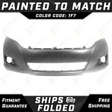 New Painted 1f7 - Silver Front Bumper Cover Fascia For 2009-2016 Toyota Venza New Painted 1f7 - Silver Front Bumper Cover Fascia For 2009-2016 Toyota Venza