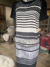SALE! Skirt & Top,S, Skirt 4P, Bl, Grey &Wht, Halogen, Separates too! 
