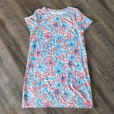 Southern Tide Chanelle Dress Floral Womens Size Large Performance Wear Beachy
