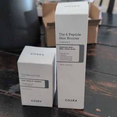 COSRX 6 Peptide Serum & Retinol 0.5 Oil Set Anti-Aging Face Care
