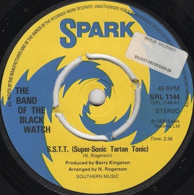The Band Of The Black Watch - S.S.T.T. (Super-Sonic Tartan Tonic) (7'')