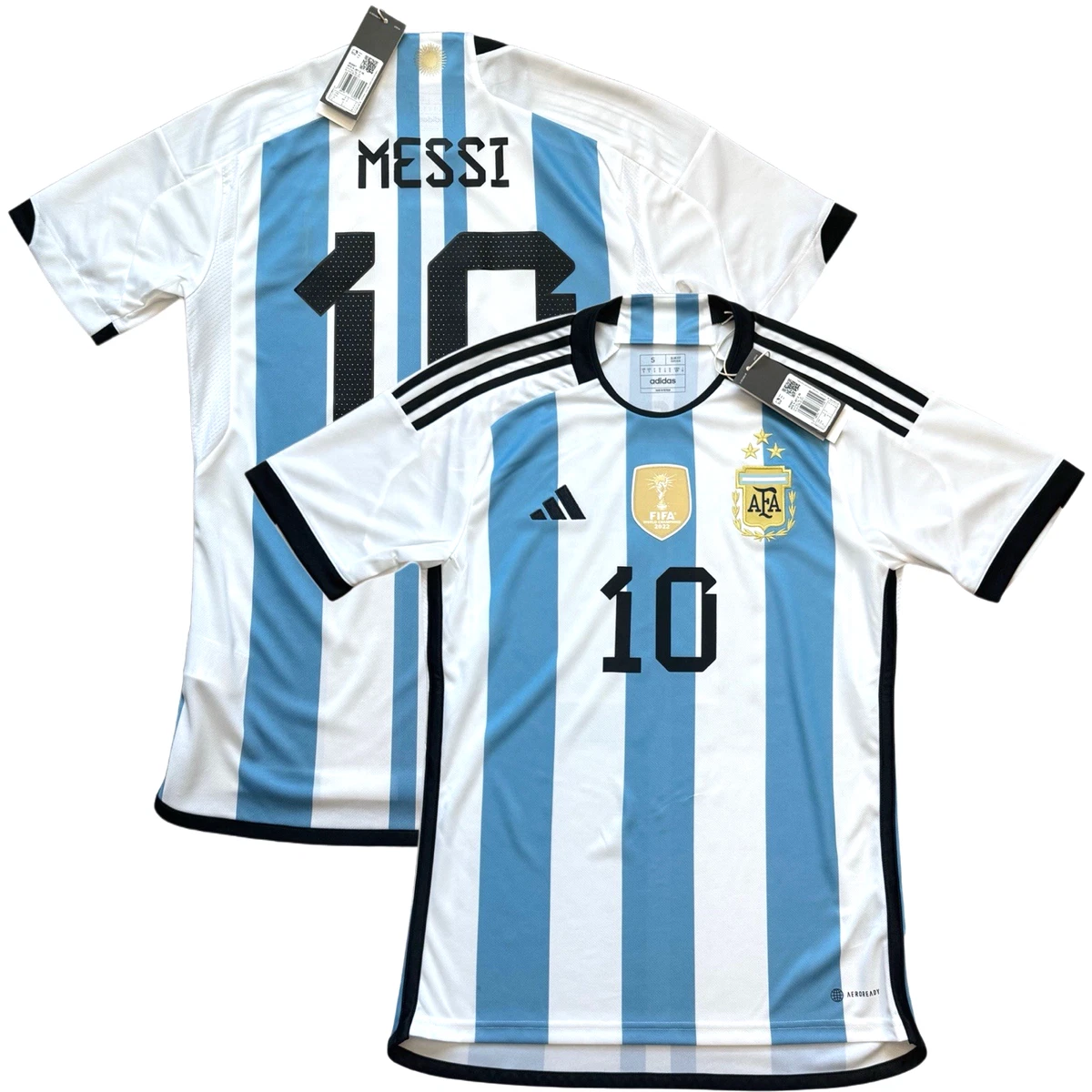 Maillot Argentine AFA 3 étoiles - Champion Du Monde - Grande Vallée