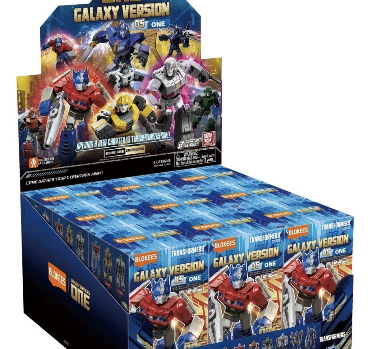 スーパー戦隊 ブロックフィギュア 群星版１弾 GALAXY VERSION Transformers: One Blokees Galaxy Version 05 Series 1 Box of 9