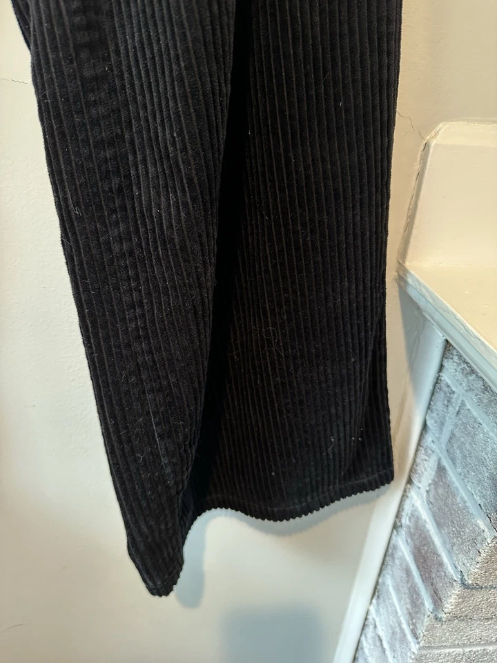 Vero Moda Black Wide Soft Corduroy pants Us48/32 - Image 3 of 4
