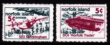 1999 Norfolk Island Local Post Planes  MUH Booklet Stamps