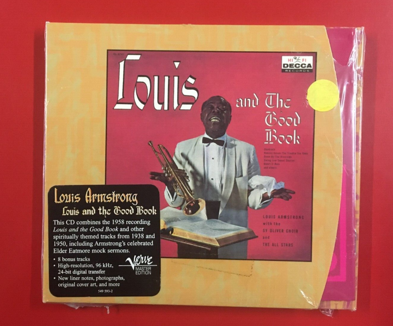 LOUIS ARMSTRONG- AND THE GOOD BOOK *CD BRAND NEW SEALED NUOVO SIGILLATO RARE