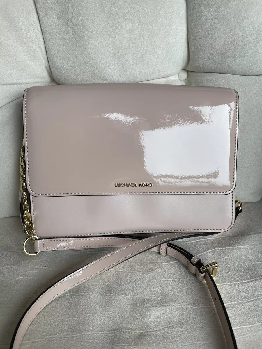 Michael Kors Daniela Large Gusset Crossbody Leather Bag  Crossbody,  Crossbody messenger bag, Pink shoulder bags