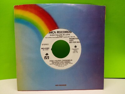 FINE YOUNG CANNIBALS - EVER FALLEN IN LOVE - MCA-52981 - PROMO - 45 Record VG+
