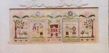New Country Cottage Needleworks SPRING SOCIAL Cross Stitch Pattern Chart