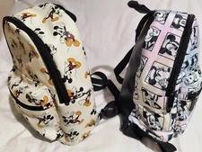 Mickey + Minnie Mouse Disney Bag Backpacks Padded Easy Zip Mini Bioworld 11 x 11