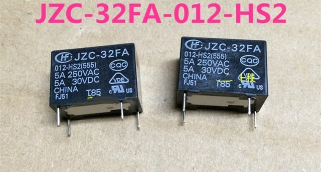1PC Hongfa Relay JZC-32FA 012-HS2 HF32FA-012-HS2 5A 250V | eBay