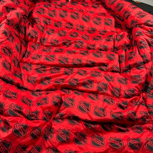 Abrigo Detroit Red Wings Para Hombres XL Negro Jugador Profesional NHL Hockey Deportes Cremallera Completa - Imagen 8 de 12