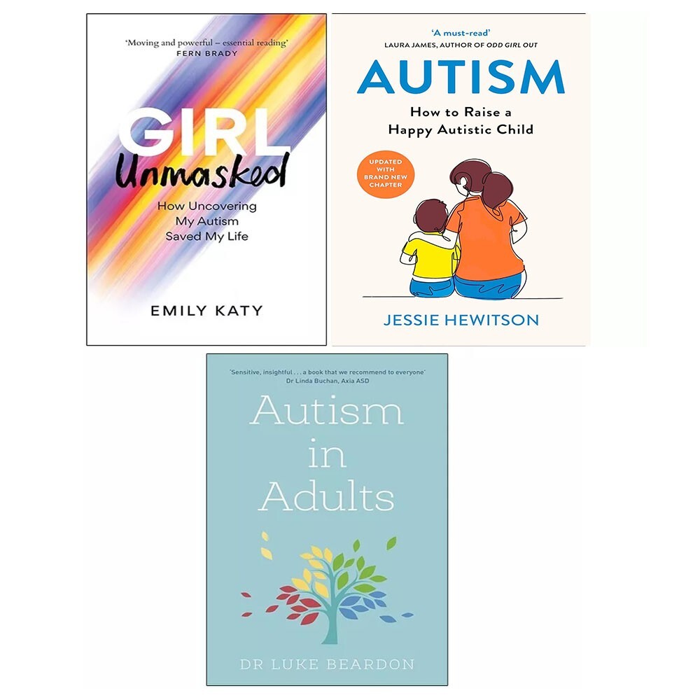 Luke Beardon, Emily Katy, Jessie Hewitson Unisex Girl Unmasked Emily Katy (Hb), Autism In Adults Luke Beardon, Autism 3 Books Set - Image 2