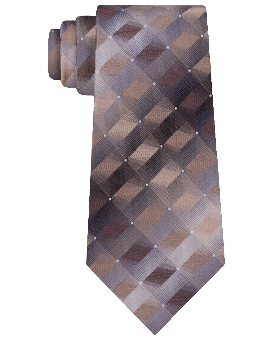 Lazos geométrico Van Heusen Mezcla de seda para hombres