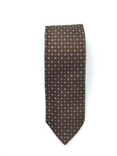 Izod Mens Tie Brown 100 Silk Length 59" Width 3.5"