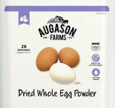 Augason Farms Dried Whole Egg Powder Emergency Food Storage - Resealable