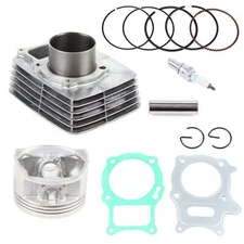 Recon 250 TRX250 TRX250EX Cylinder Piston Gasket Top End Rebuild Kit For Honda