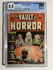VAULT OF HORROR #25 EC COMICS 1952 GOLDEN AGE CGC 2.5 GRADED! PRE CODE HORROR!