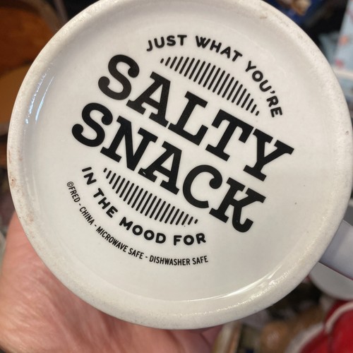 Fred Coffee Mug Salty Snacks Just What You’re In The Mood For - Picture 7 of 7