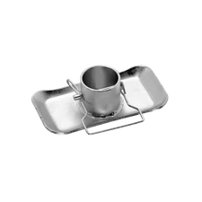 RAM Trailer Jack Foot Plate Zinc Coated w/ Lock Pin 5,000 lbs Fits 2" Tube