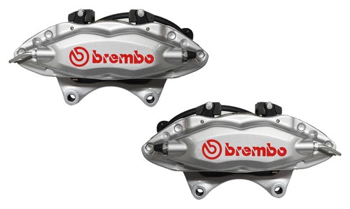 Genuine Holden VF WN Redline Brembo Front Brake Calipers & Brake Pads Silver / R