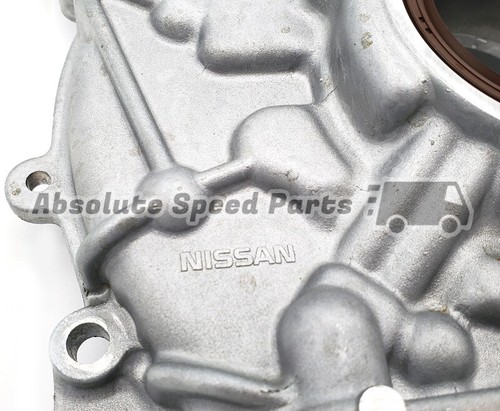 NEW OEM Nissan SR20DET Oil Pump & Front Timing Cover for S14 SR20DET 13500-69F00 - Picture 2 of 3