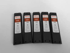 Rotring 0.5 Hb Hi- Polymer Lead Each Tube Contains 12 Leads S0312650 5 Tubes