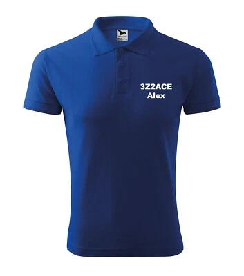 Herren Poloshirt mit gesticktem Rufzeichen vorne & Nacken Amateurfunkzeichen - Bild 1 von 4