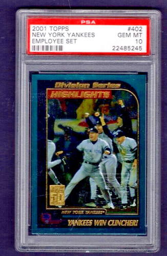2001 New York Yankees [Employee Set] #402