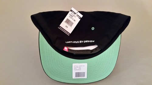 New Alien Workshop Skater Baseball Black Mint Green Snapback Cap Hat - Picture 3 of 4