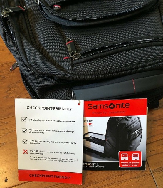 samsonite xenon 2 checkpoint friendly laptop backpack