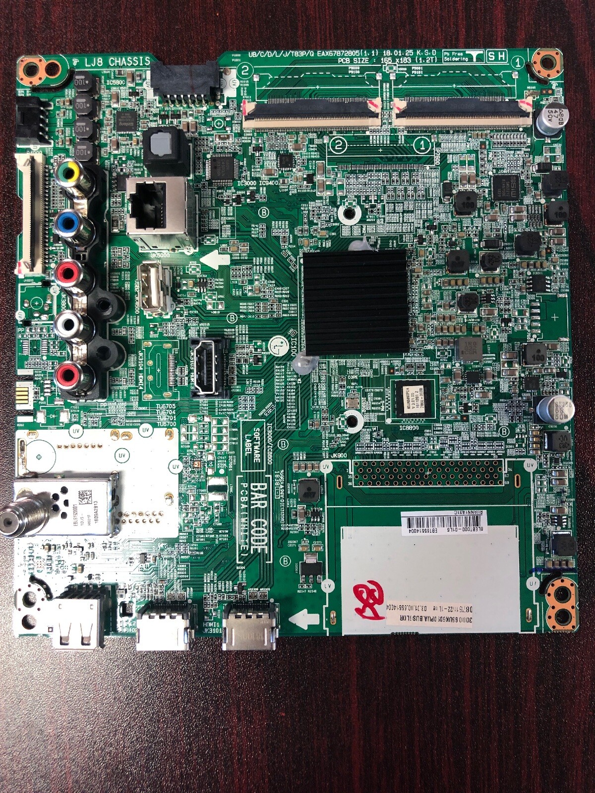 Lg Tv Main Board For Model 65UK6090PUA eBay