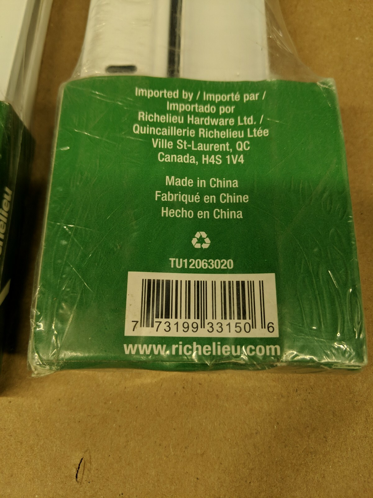 Richelieu Traditional Side Mount 20-in Drawer Slide 4 Packs TU12063020