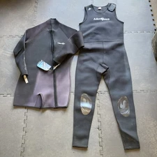 NeoSport 3mm Waterman Unisex 2-piece Wetsuit, Size Large