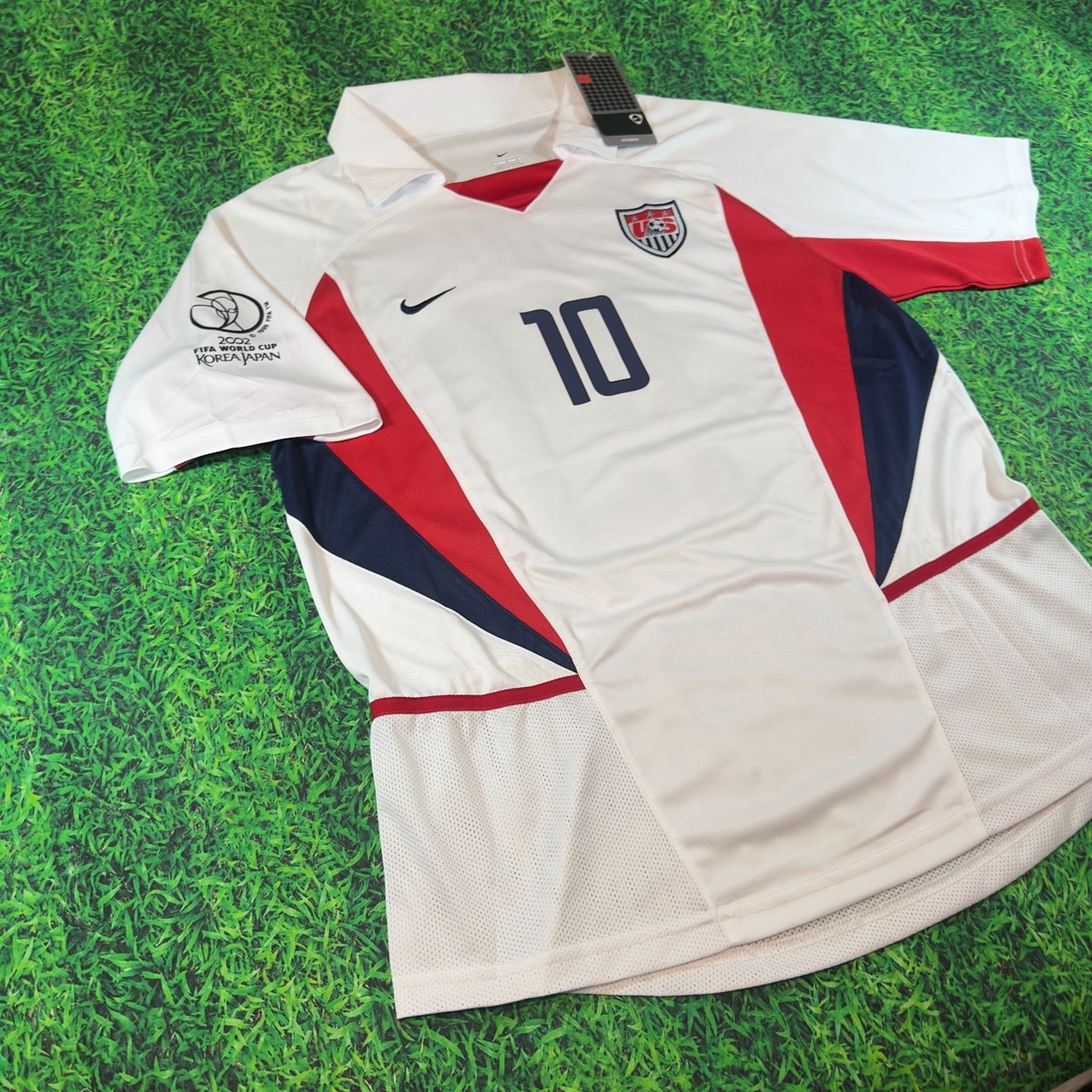ナイキ　アメリカ代表　ユニフォーム　2002 ワールドカップ USMNT 2002 World Cup Home Jersey #10 Claudio Reyna US Soccer Size