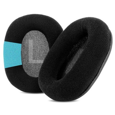 Black Velour Replacement Earpads for OneOdio A70 A71 Bluetooth Headphones