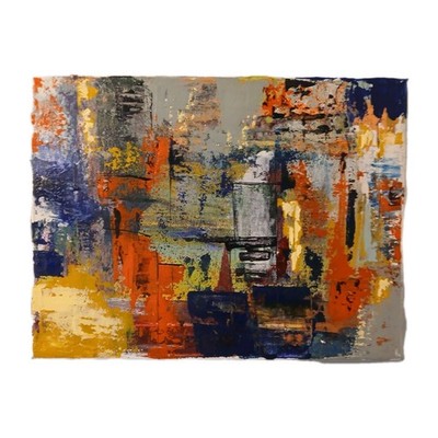 Original Abstract Acrylic Painting On Canvas.  By Vincent Martin