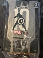 Product Image: Hot Toys Captain America Concept Art MMS488 (Black Suit) 1/6 Figure Sideshow NEW