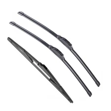 Front And Rear Windshield Wiper Blades set of 3 for Subaru Ascent 2019-2022