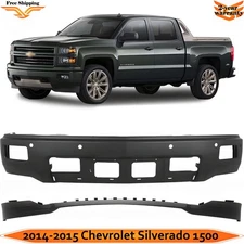 Front Bumper Paintable & Valance Textured For 2014-2015 Chevrolet Silverado 1500