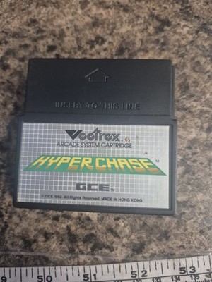 Vectrex Hyperchase Cartridge only tested