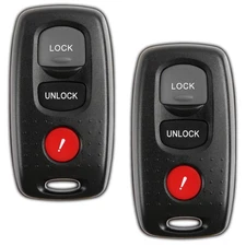 2 Key Fob Remote Replacement for 2000 2001 Mazda MPV E4EG8D-320A-A