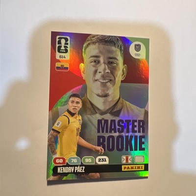Kendry Paez FIFA WORLD CUP 2026 MASTER ROOKIE Card # 614. New