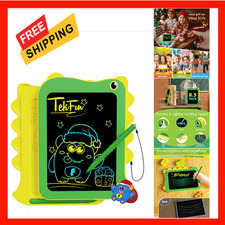 Kids LCD Writing Tablet for Drawing Doodle Board 8.5 Inch Green Dinosaur Travel