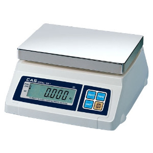 CAS SW-1(50), Portion Control Scale, 50 lb x 0.02 lb, NTEP