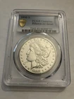 1890 S Morgan Silver Dollar / AU Detail