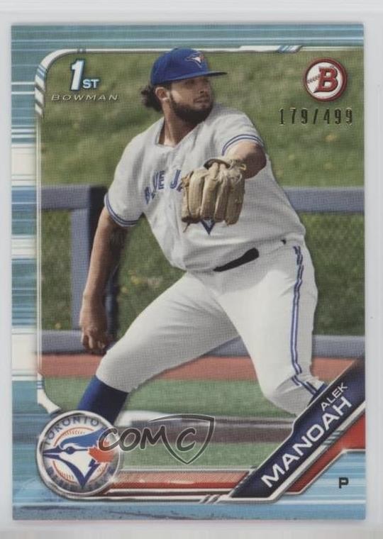 2019 Bowman Draft Sky Blue 179/499 Alek Manoah #BD-3 1dm4